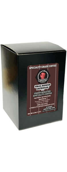 Final Round Espresso Specialty Grade Single Use Coffee 12count - Upper Cut Coffee Company