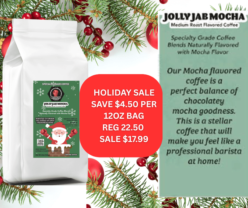 UPPERCUT JOLLY JAB MOCHA SPECIALITY GRADE COFFEE 12OZ