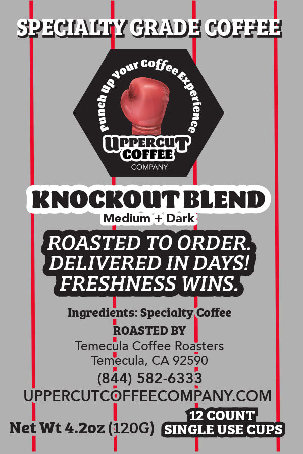 The Knockout Blend  Specialty Grade Single Use Coffee 48 Count
