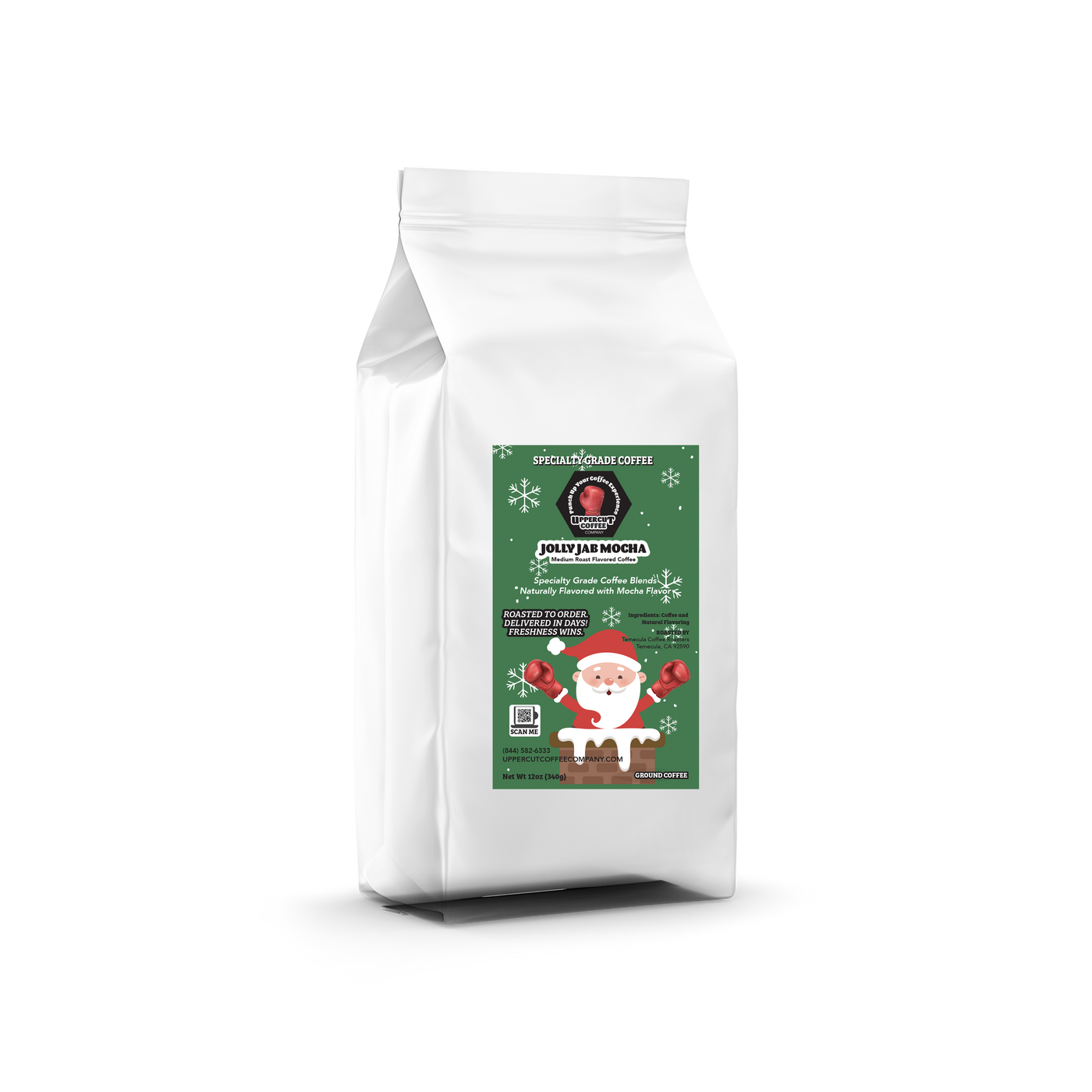 UPPERCUT JOLLY JAB MOCHA SPECIALITY GRADE COFFEE 12OZ