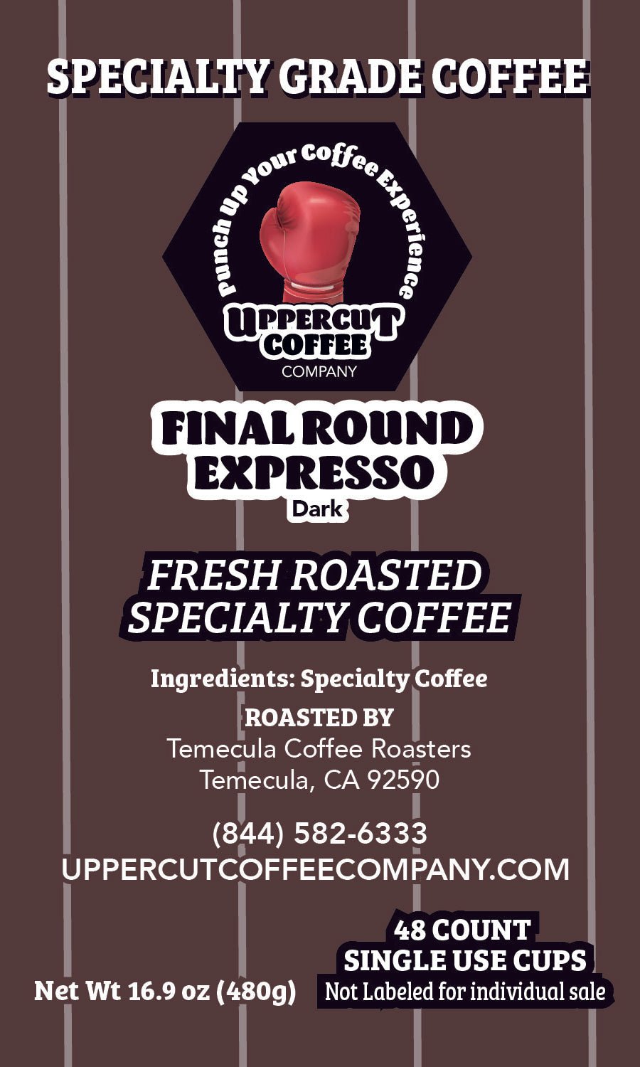 Final Round Expresso Specialty Grade Single Use Pods 48CT - Upper Cut Coffee Company