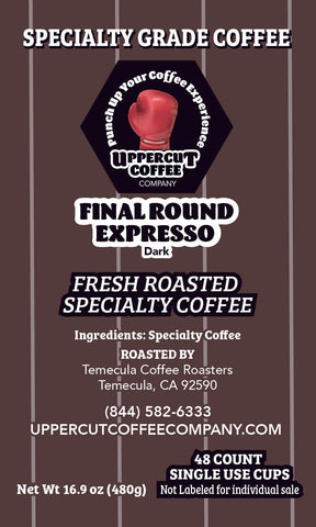 Final Round Expresso Specialty Grade Single Use Pods 48CT