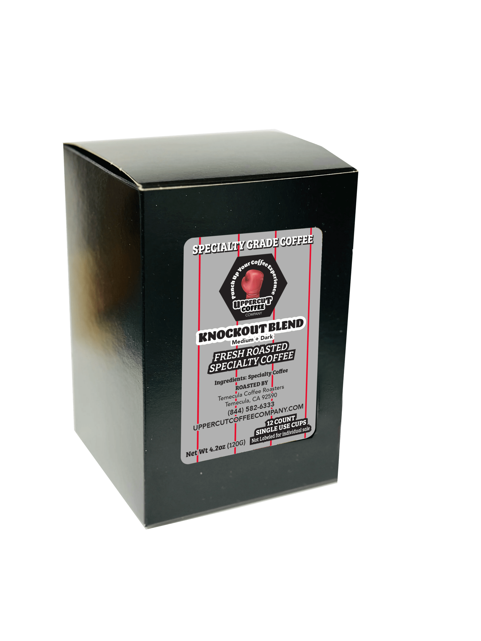 The Knockout Blend Specialty Grade Single Use Coffee 12count - Upper Cut Coffee Company