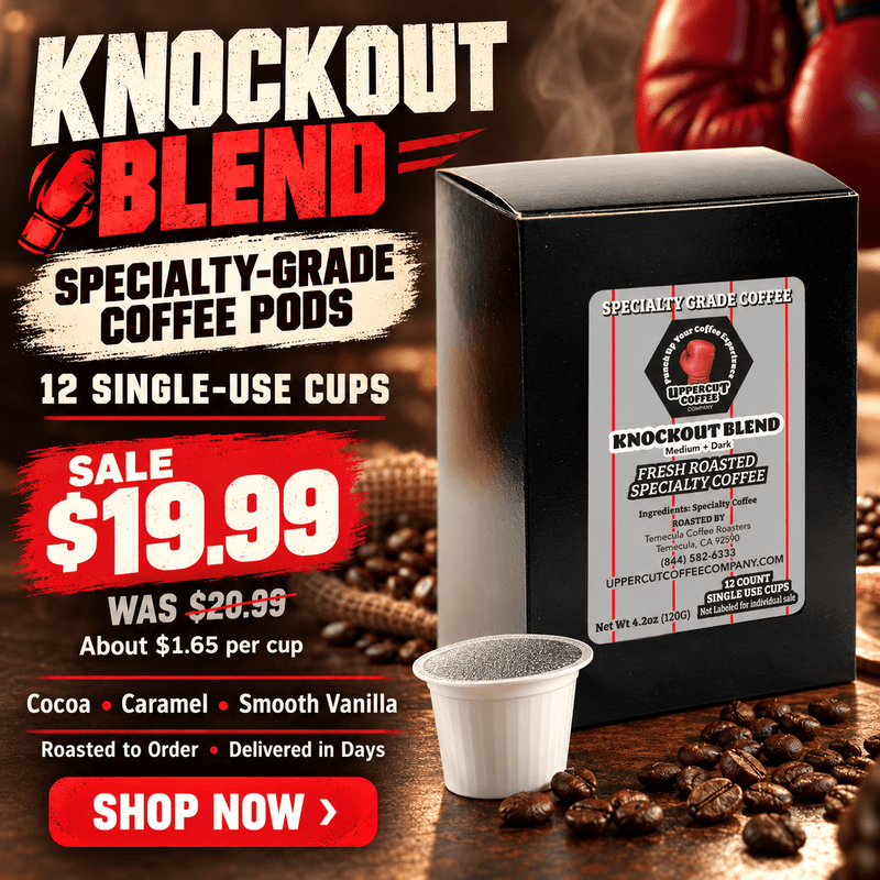 Knockout Blend – Specialty Grade Coffee Pods (12ct)